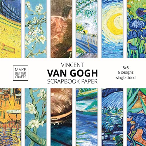 Vincent Van Gogh Scrapbook Paper: Van Gogh Art 8x8 Designer Scrapbook Paper Ideas for Decorative Art, DIY Projects, Homemade Crafts, Cool Artwork Decor Ideas image 3