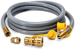 ABYDA Natural Gas Hose with Quick Connect Fittings