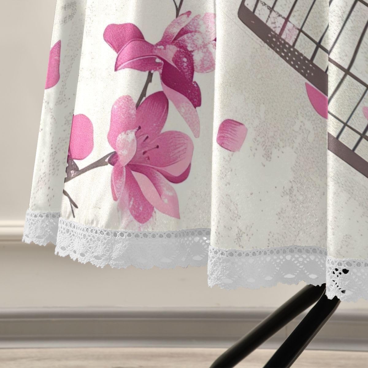 xigua Nander Indoor Outdoor Spillproof Round Tablecloth Waterproof with Zipper Umbrella Hole Patio Table Cloths,Backyard Parties Spring/Summer Picnic BBQs - Colorful Birds