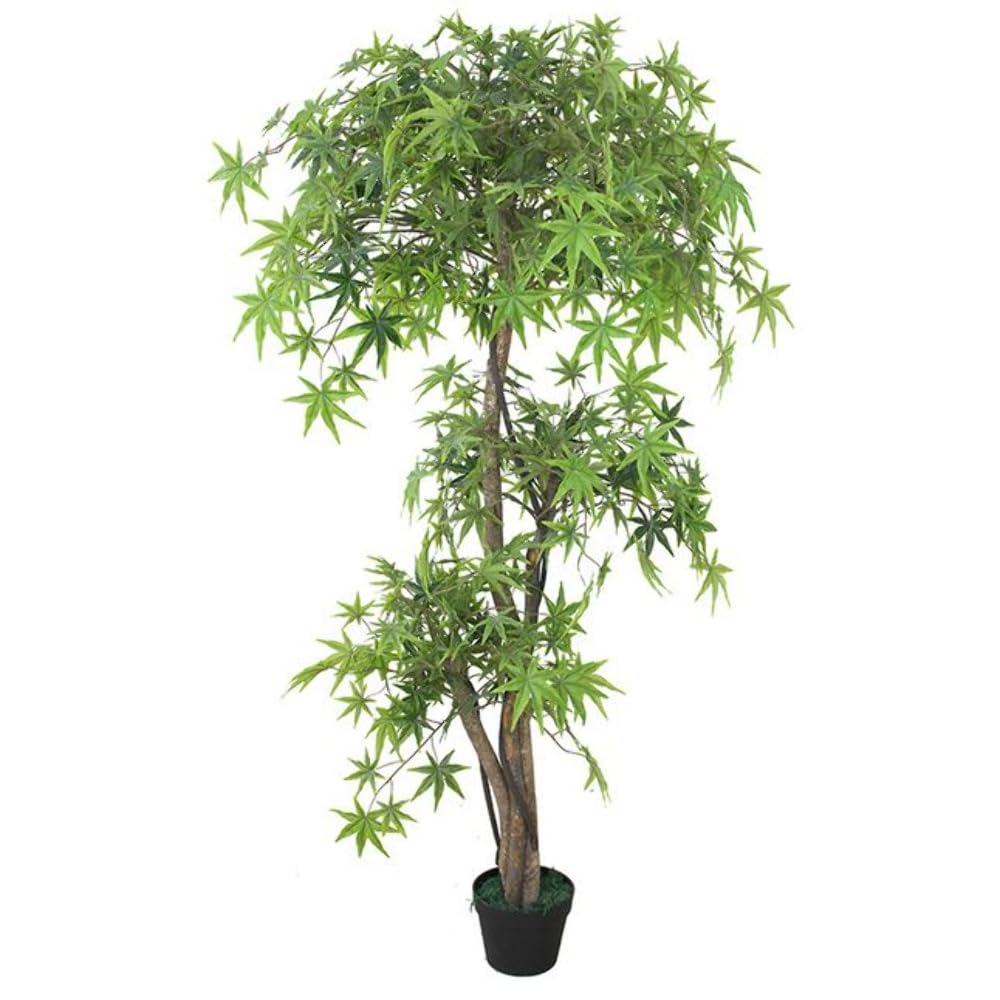 Leaf Design UK Realistic Extra Large Artificial Foliage Plant/Tree with Pot, Japanese Maple, 150cm