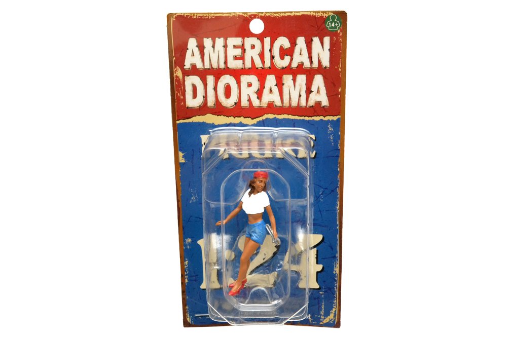 Lady Mechanic Katie Figure for 1:18 Scale Models by American Diorama 23862