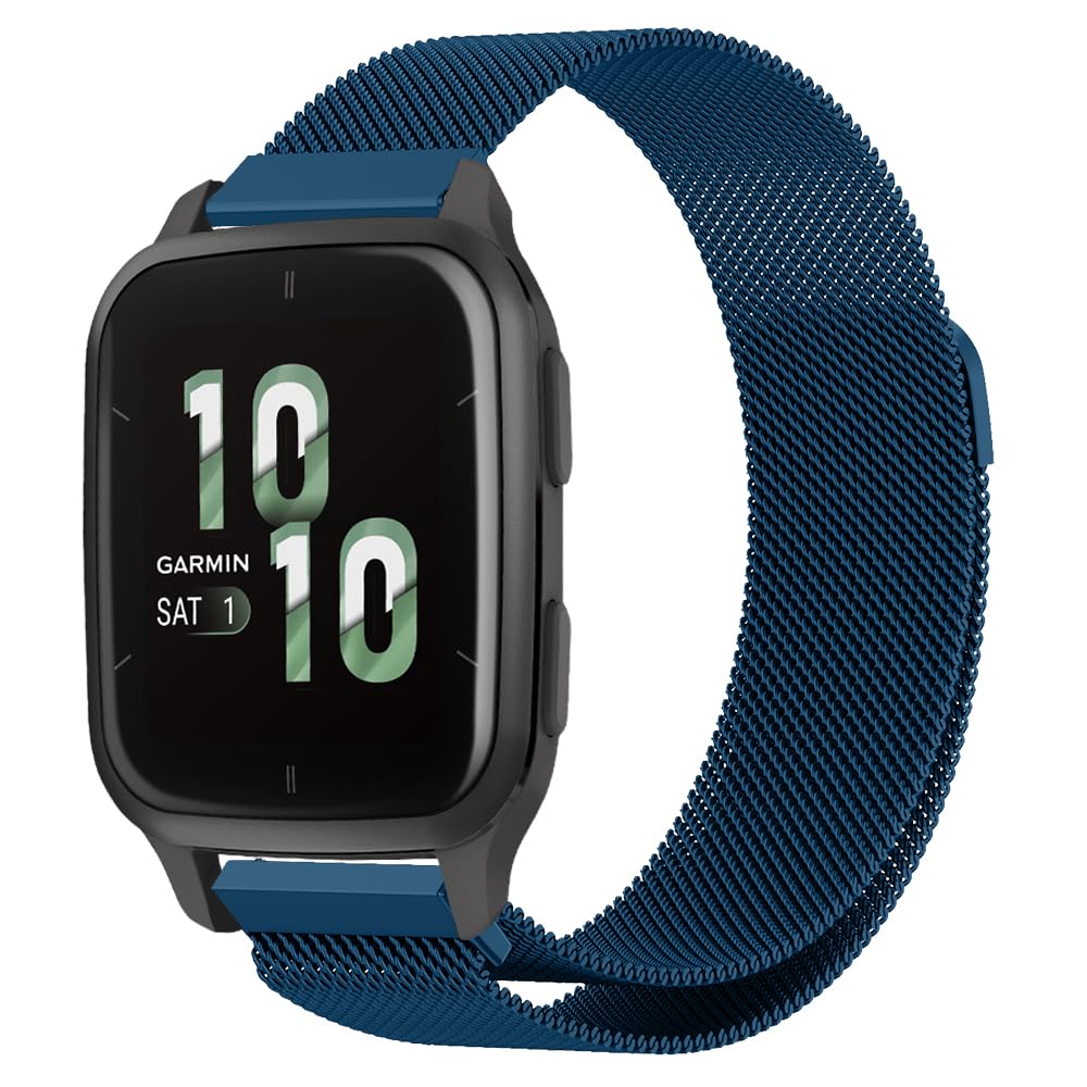 SeNool 20mm Cinturino per Garmin vívomove Trend/Garmin Venu Sq 2/Venu Sq 2 music/Venu 2 Plus, Nylon Intrecciato Ricambio Bracciale per GarminMove Sport/Garmin vivoactive 3/vivoactive 3 music -Arcobal