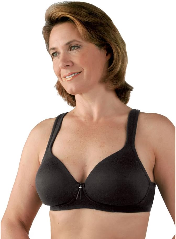 Classique 759E Post Mastectomy Fashion Bra-Black-38C