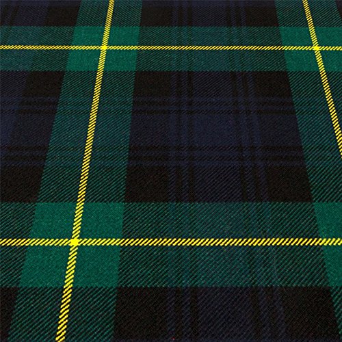 Tissu Gordon Clan Modern Tartan 16oz lourd métrage pour confection kilt et veston