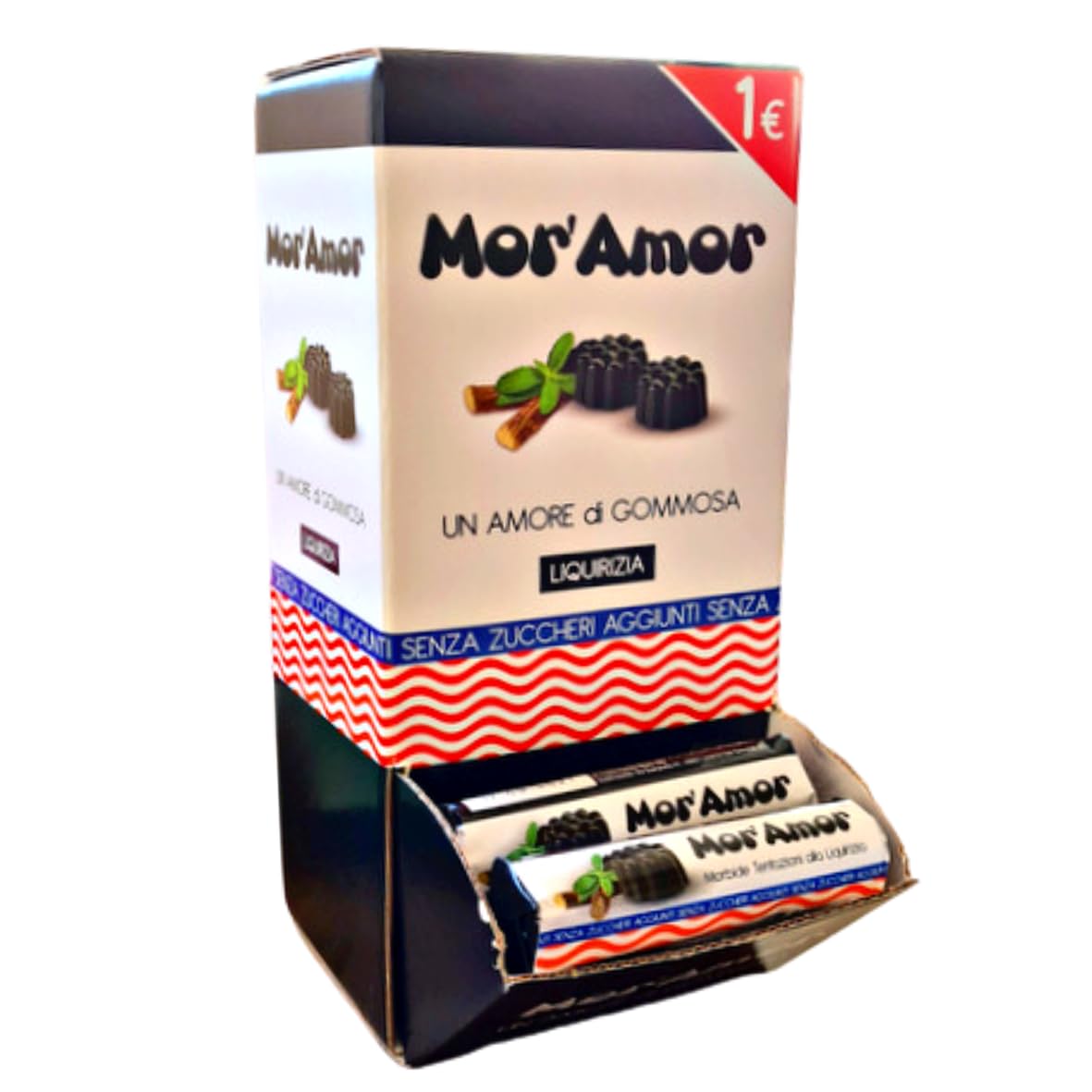 Caramelle Gommose Horvath MorAmor Liquirizia Senza Zucchero Expo 30 pz da 28 g