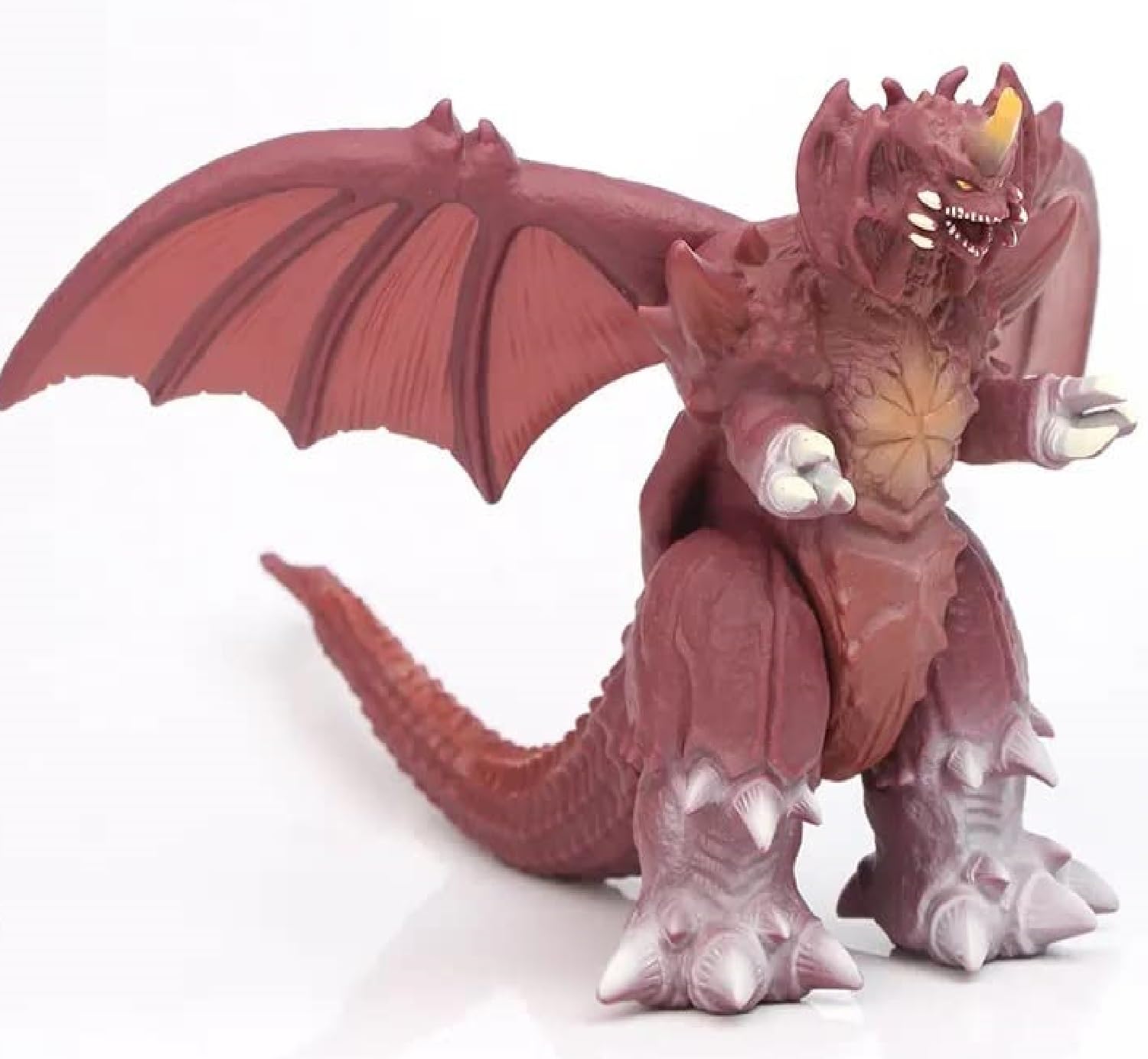 De-Lite Action Figures PVC Anime Movable Collectible Model Statue Toys (DestroyaGodzilla, Maroon Red Colour, 14cm)