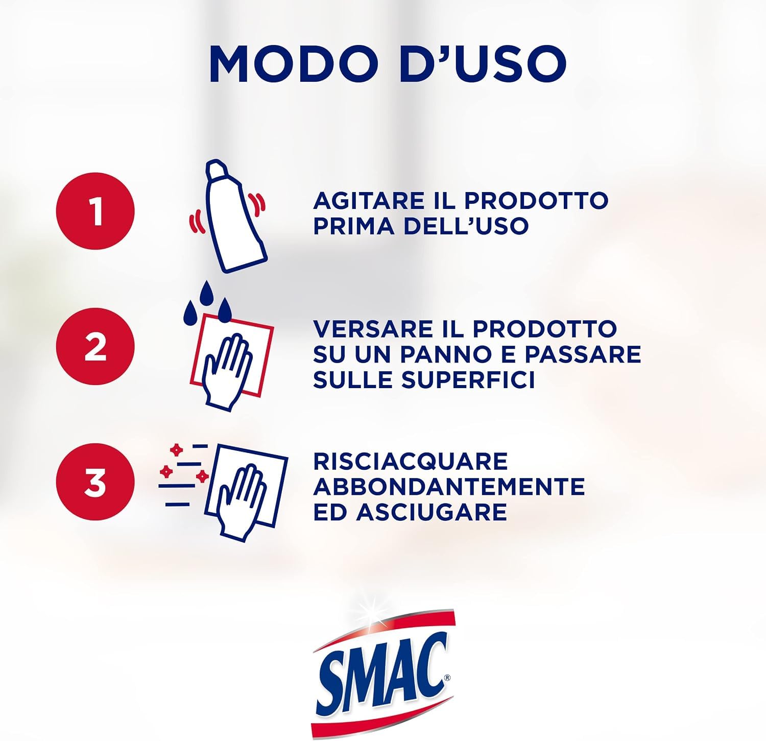 6 x Smac Gas – Detergente speciale per fornelli a gas e superfici di cottura, 500 ml + portachiavi Italy Shop Service in omaggio