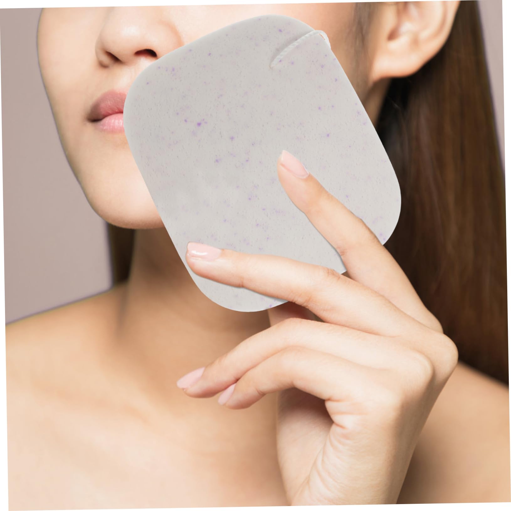 KOMBIUDA 5sätze Gesichtsschwämme Aus Komprimierten Reinigungsschwämmen Für Sanfte Gesichtsreinigung Zum Peelen Und Entfernen Von Make-up Schwämmen Und Aufbewahrungsbox