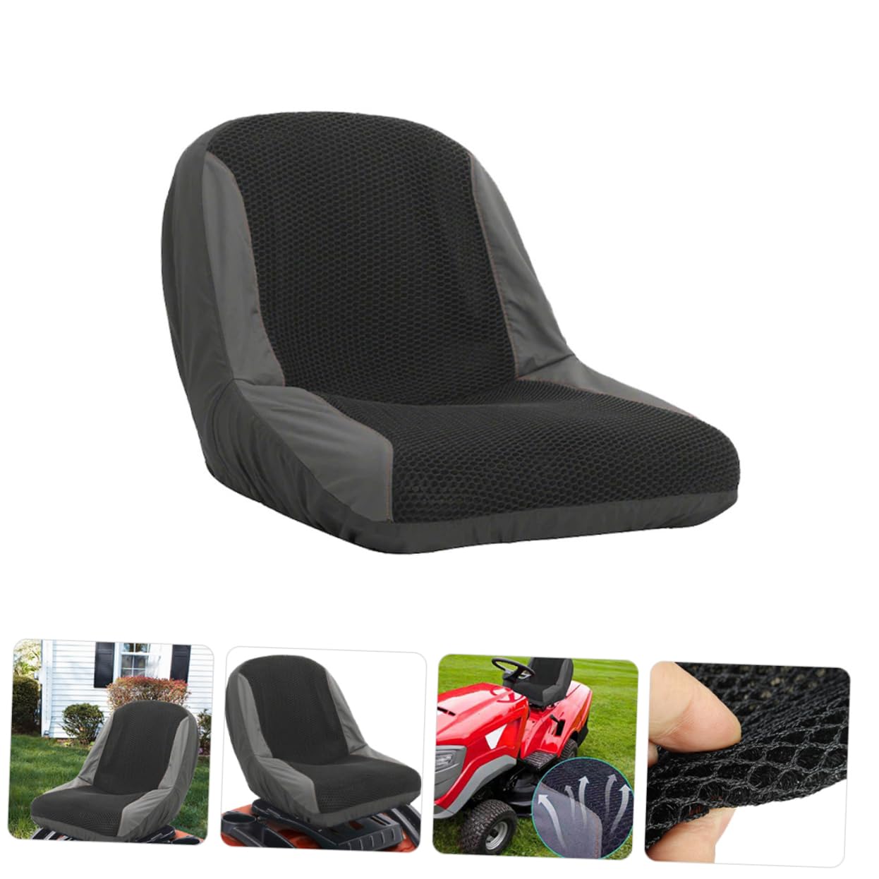 Toddmomy 5piezas Funda De Asiento De Tractor y Cortacésped Cubierta Protectora Resistente Al Sol Para Jardines y Equipos De Exterior Accesorio Práctico Bolsa De Almacenamiento