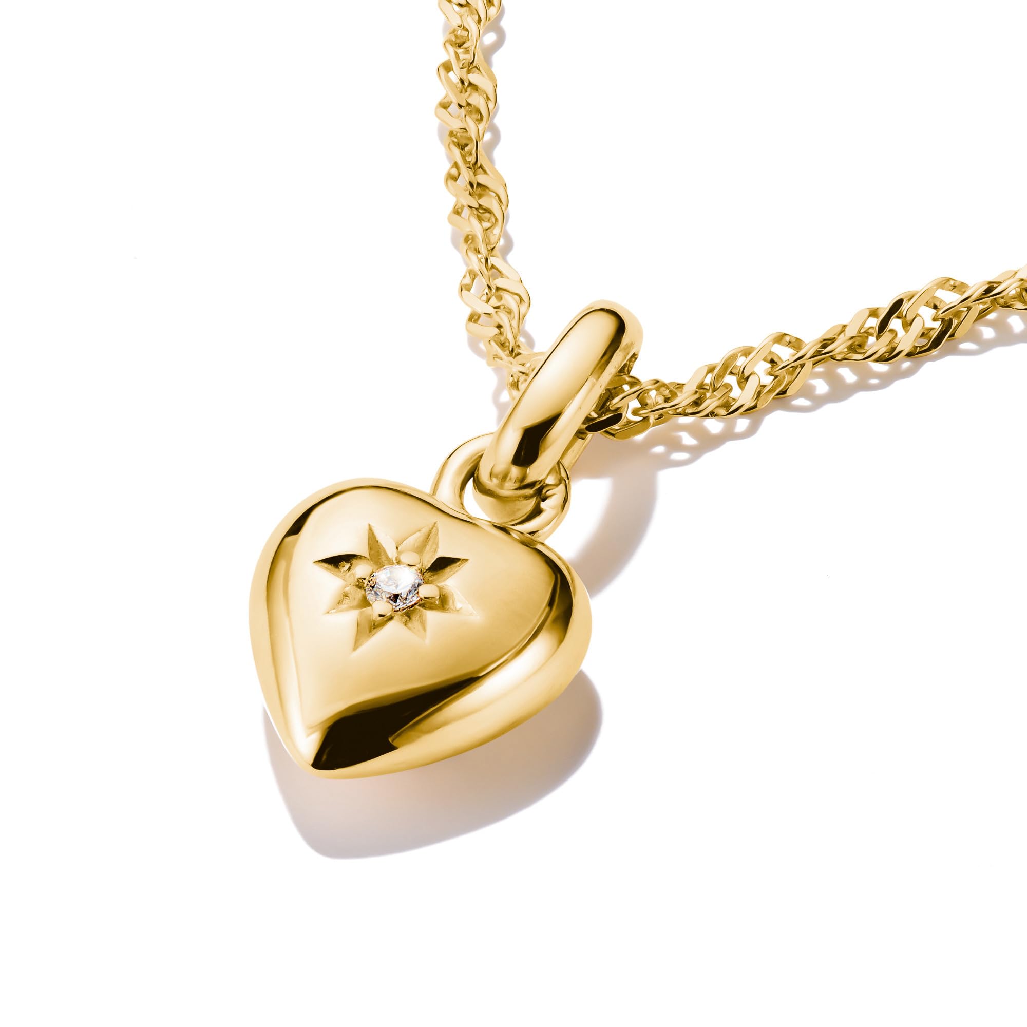 Thomas Sabo Charm-Anhänger Herz mit Stern Connect vergoldet 18k Vergoldung – Bild 2