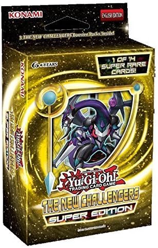 Miniatura 2 de YU-GI-OH! New Challengers SE Hobby Special Super Edition TCG Tarjetas Booster Mini Box - 3 paquetes + 1 tarjeta súper rara