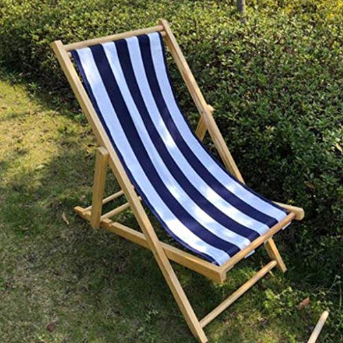 Chaise de jardin pliante en bois blanc pour salon et terrasse