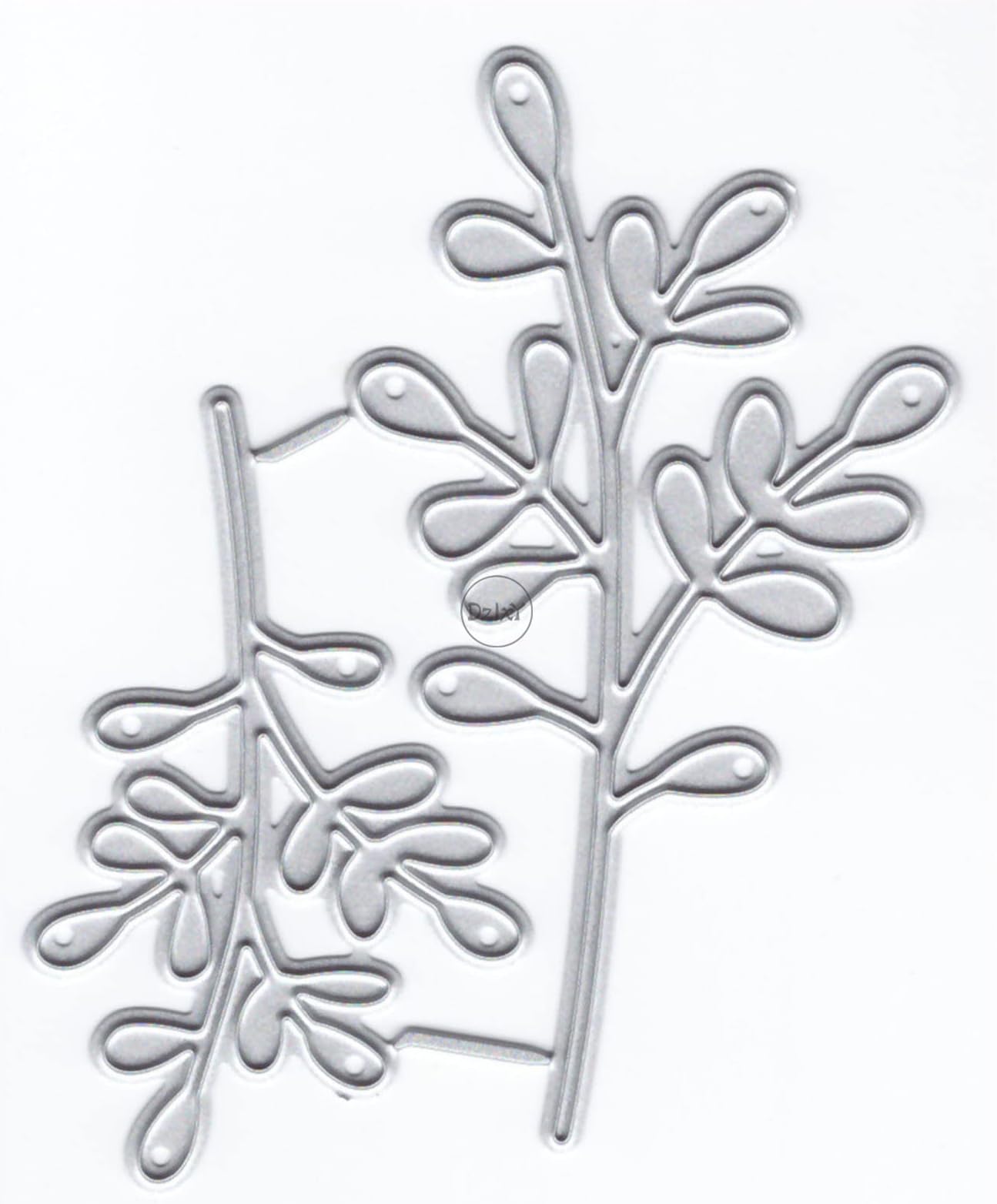 DzIxY Leaf Twigs Metal Cutting Dies for Card Making Embossing Paper Die Cuts Sets Album Scrapbooking Templates Stencils Storage Pockets