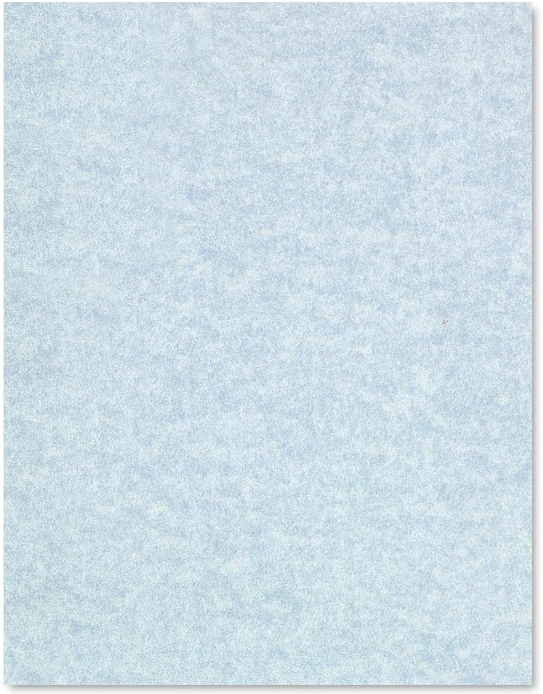 PaperDirect Regal Blue Astroparche Cover Stock Special Event Theme Paper Stationery, Border Paper, Letterhead 8.5 x 11, 100 sheets, Elegant Premium Writing Paper, Decorative Printer Paper