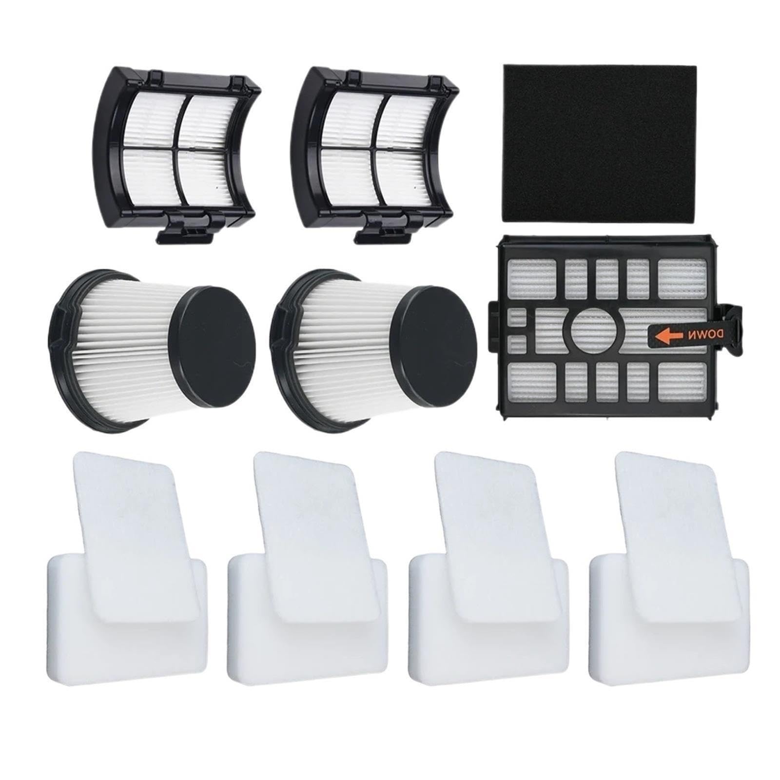 1Set Filter Kits, Kompatibel for Shark,Detect Pro IW3612EU IW3612EUT IW3612AMZEU IW3611EU IW3611DE Akku-Staubsauger Zubehör