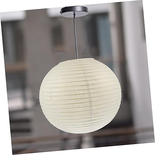 Miniatura 8 de Lámpara de araña de bola, pantalla de papel, lámpara vintage, pantalla de lámpara redonda china para mesa, farol colgante de lámpara pequeña