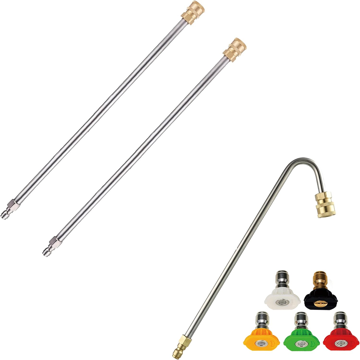 RIDGE WASHER Pressure Washer Extension Wand, Gutter Cleaner Attachment for Pressure Washer