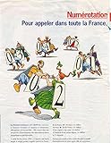 Moebius - France Telecom - numérotation à 10 chiffres - Pour appeler dans toute la France, 2 chiffres en tête, 10 chiffres en tout - publicité double-page extraite d\'un magazine (Télé 7 jours)