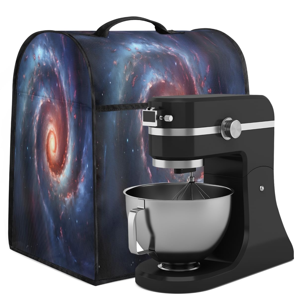 Coffee Maker Cover Galaxy Nebula Universe Kitchen Appliance Covers Small Appliance Covers Blender Cover Juicer Cover Dust Covers for Kitchen Appliances with Top Handle and Pockets,Washable,C249