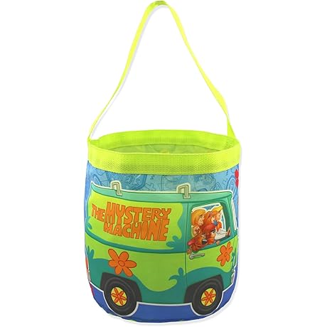 Trick-or-Treat Fun with the Scooby-Doo Mystery-Machine Bucket Tote Bag