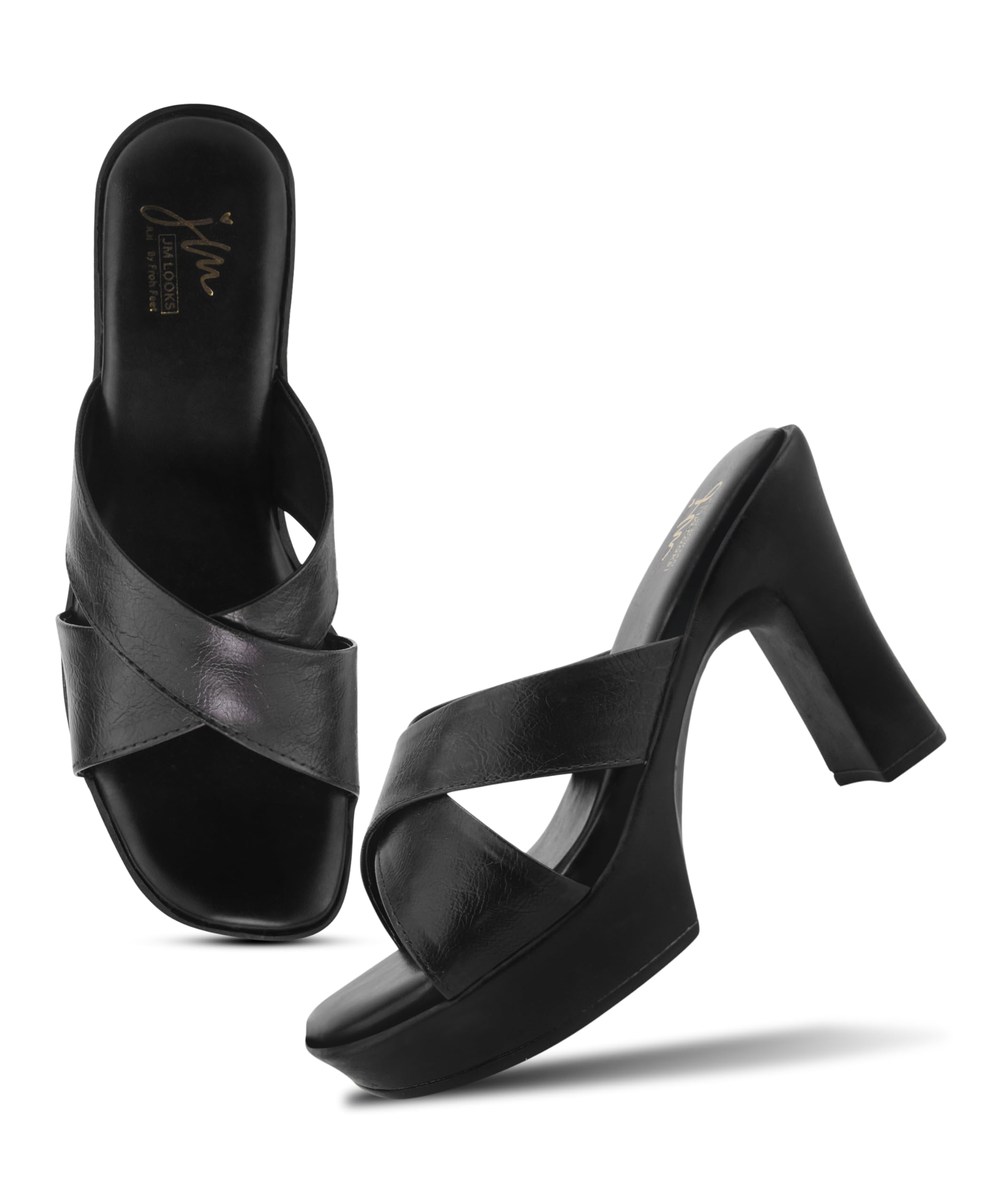 Bold Cross-Strap Platform Heeled Mules with High Block Heel for Elevated Retro-Inspired Style-image-30