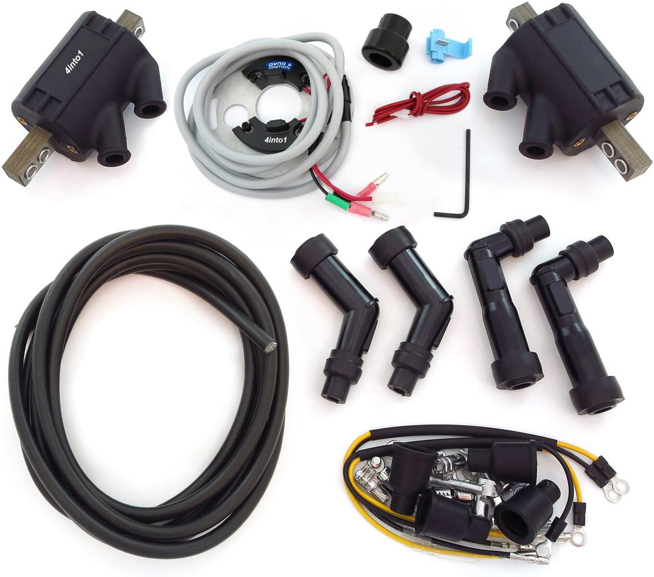 Dynatek Electronic Ignition Kit w/Magna Coils - Fits Suzuki GS550 GS750 1977-1978 w/Kokusan