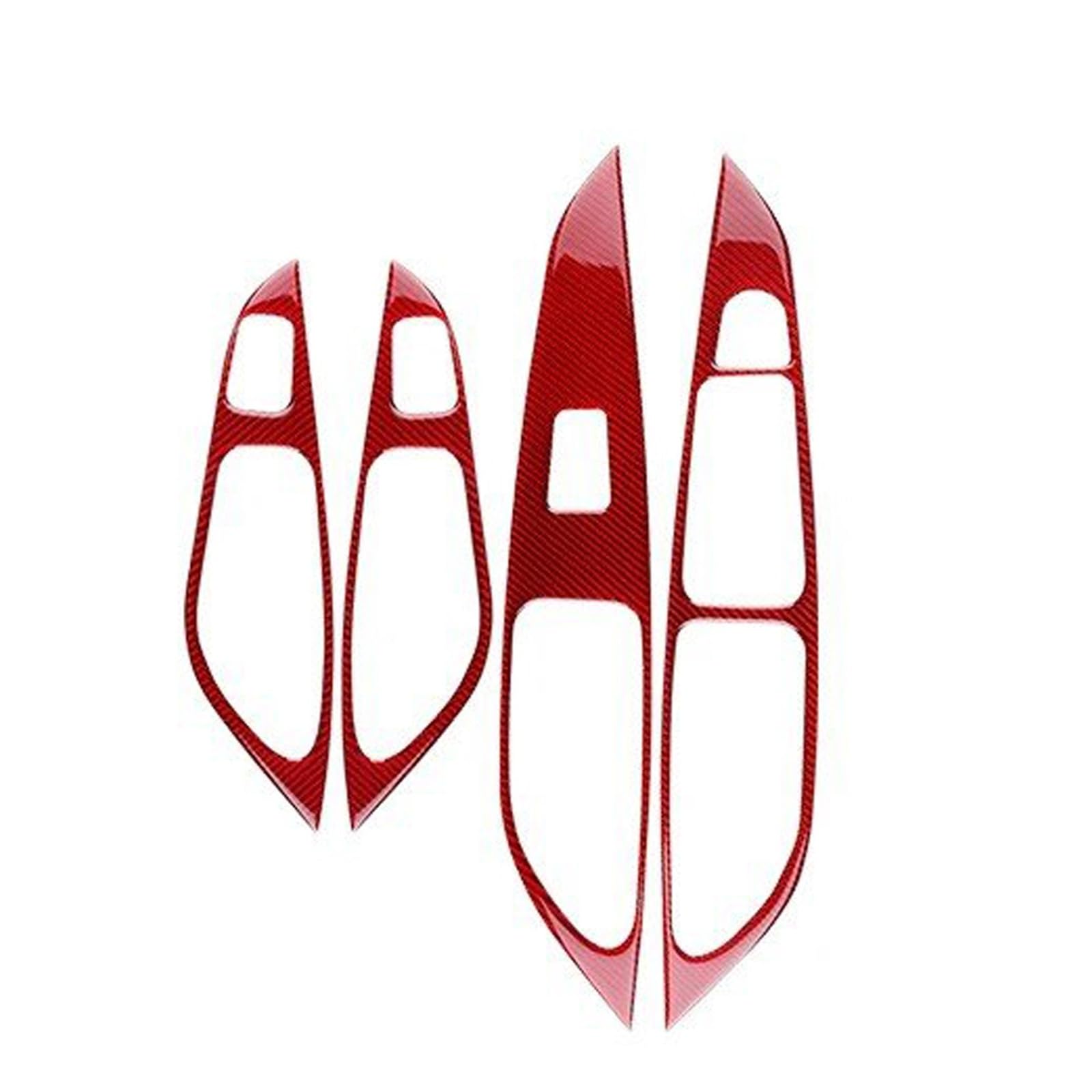Carbon Fiber Sticker for Seat for Leon MK3 2013 2014 2015 2016 2017 2018 2019 2020 LHD RHD Car Window Lift Panel Interior FRTRGVUVXP(RHD 1)