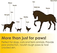 Vista 6 de Cera Natural para Patas de Natureland, Orgánica para Perros y Gatos, Protección Natural al Aire Libre para Sanar, Reparar y Proteger Almohadillas