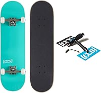 Vista 25 de [CCS] Patineta completa Madera de arce Grado profesional Totalmente montado con herramienta de patinaje y calcomanías Adultos, niños