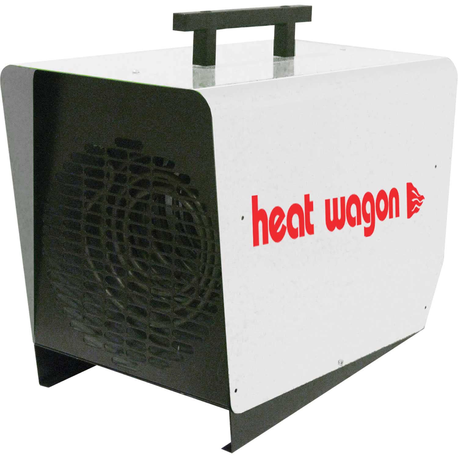Electric Heater by Heat Wagon – 23"L x 11.8"W x 17.5"H, Steel, White, Model P600