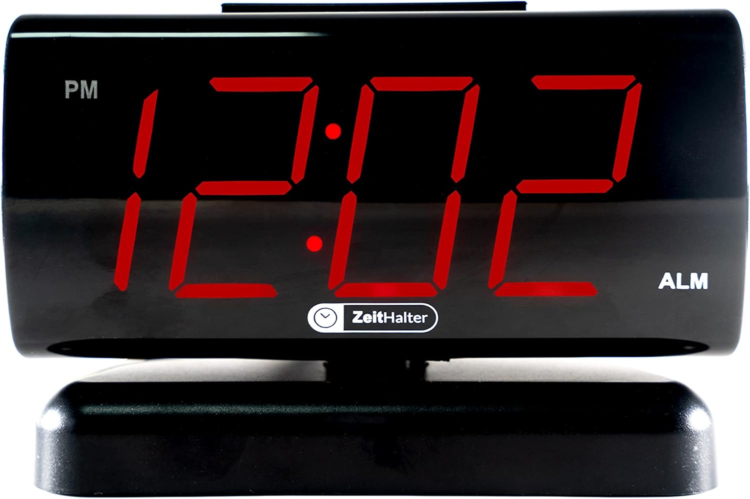 Swivel Digital Alarm Clock, NAVOVI Black Simple Operation