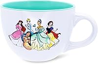 Vista 1 de Silver Buffalo Disney Princess Group Shot With Jasmine, Merida, Belle, Mulan, Ariel, Cenicienta, Pocahontas, Tiana y Blancanieves, 24 onzas