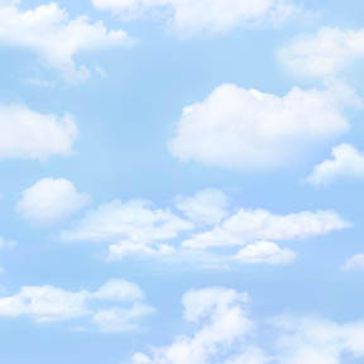 Light Blue Skies, Billowy Clouds, Landscape Medley, Elizabeth's Studio 369-LTBLU, by The Yard