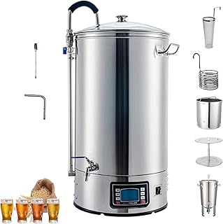 Kommerzielle Bierbrauanlage mit Automatischem/manuellem Modus Und Maisch-/kocheinheit, mit Digitalem Anzeigefeld for Den Privaten Und Gewerblichen Gebrauch(40L,220V)