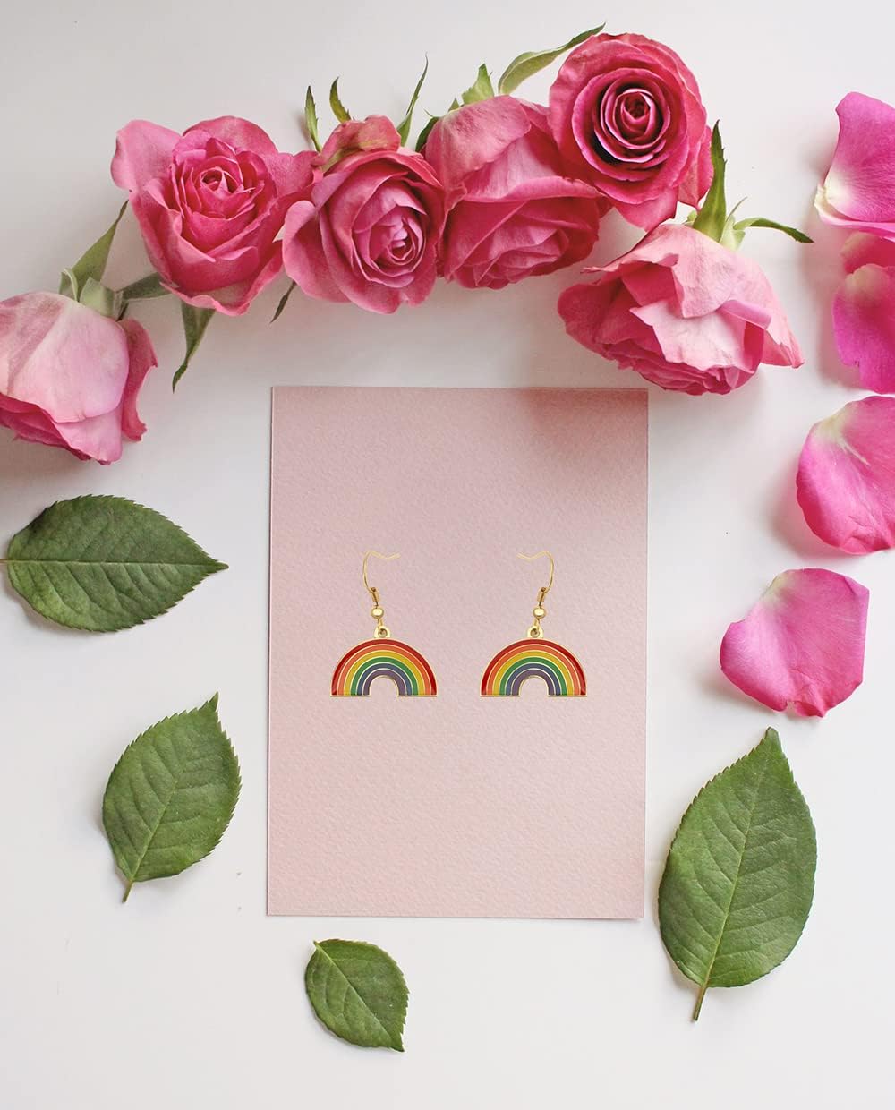 Heart Shape Pride Dangle Earrings Gay and Lesbian LGBT Pride Gifts Jewelry - Image 9