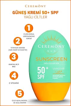 Ceremony GÜneŞ Kremİ 50+spf YaĞli Cİlt.