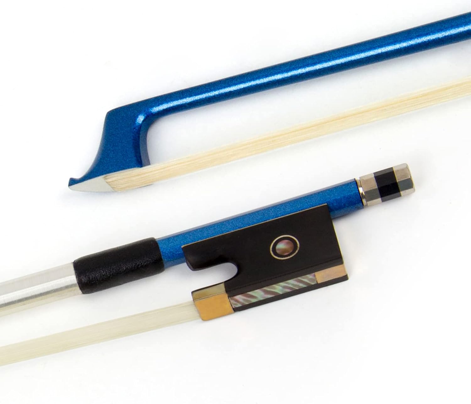 Violin Bow Stunning Bow Carbon Fiber for Violins (1/4, Blue)