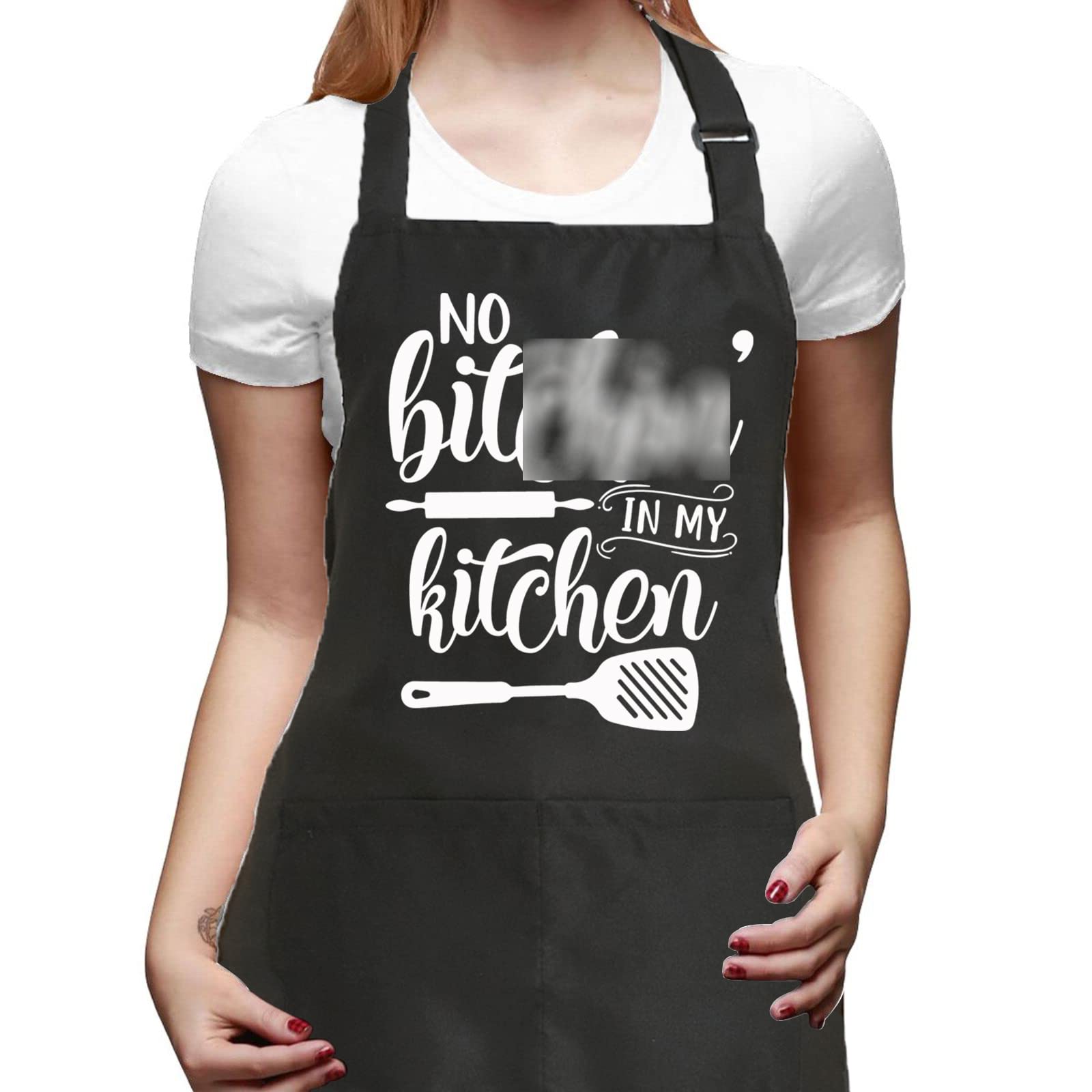 Funny Cooking Aprons for Men, Grilling BBQ Kitchen Apron with 2 Pockets Grill Gifts for Chef Father Dad Husband …