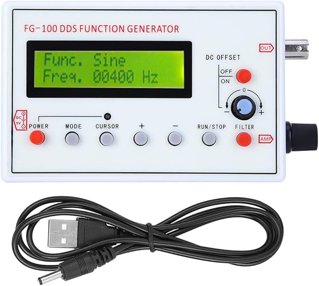 FG100 Function Generator DDS Signal Counter Signal Generator Source Module 1HZ500KHz