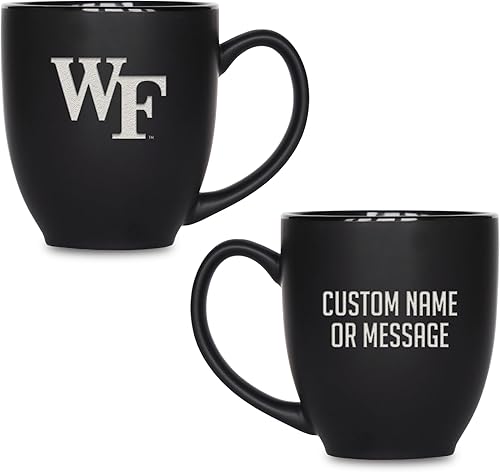 Miniatura 419 de Rico Industries NCAA Primary - Taza personalizada de 15 onzas, color negro mate, para bebidas calientes o frías Nebraska Cornhuskers