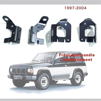 Car Interior Door Handle For Nissan For Patrol Y60 Interior Door Handle Enhance Metal Y60 Modification Front Door Handle Reinforcement Accessories