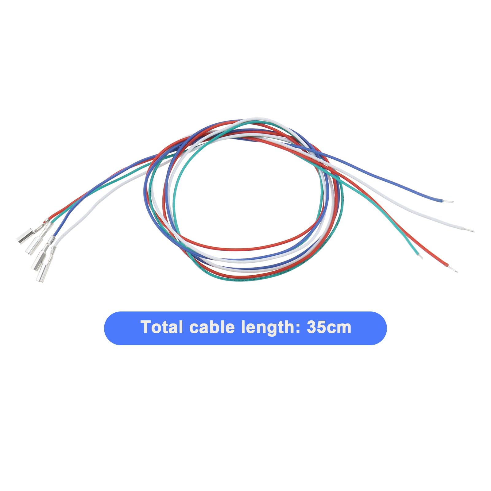 eMagTech 2 Sets(8PCS) Cartridge Phono Cable Leads Header Wires for Turntable Phono Headshell Replacement Accessories 35mm Length - Image 3