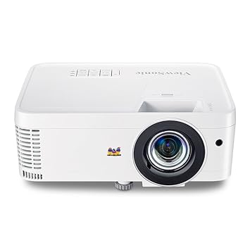 ViewSonic Px706Hd 1080P Short Throw Home Projector with 3000 Lumens | Dual Hdmi USB C | Low Input Lag |120