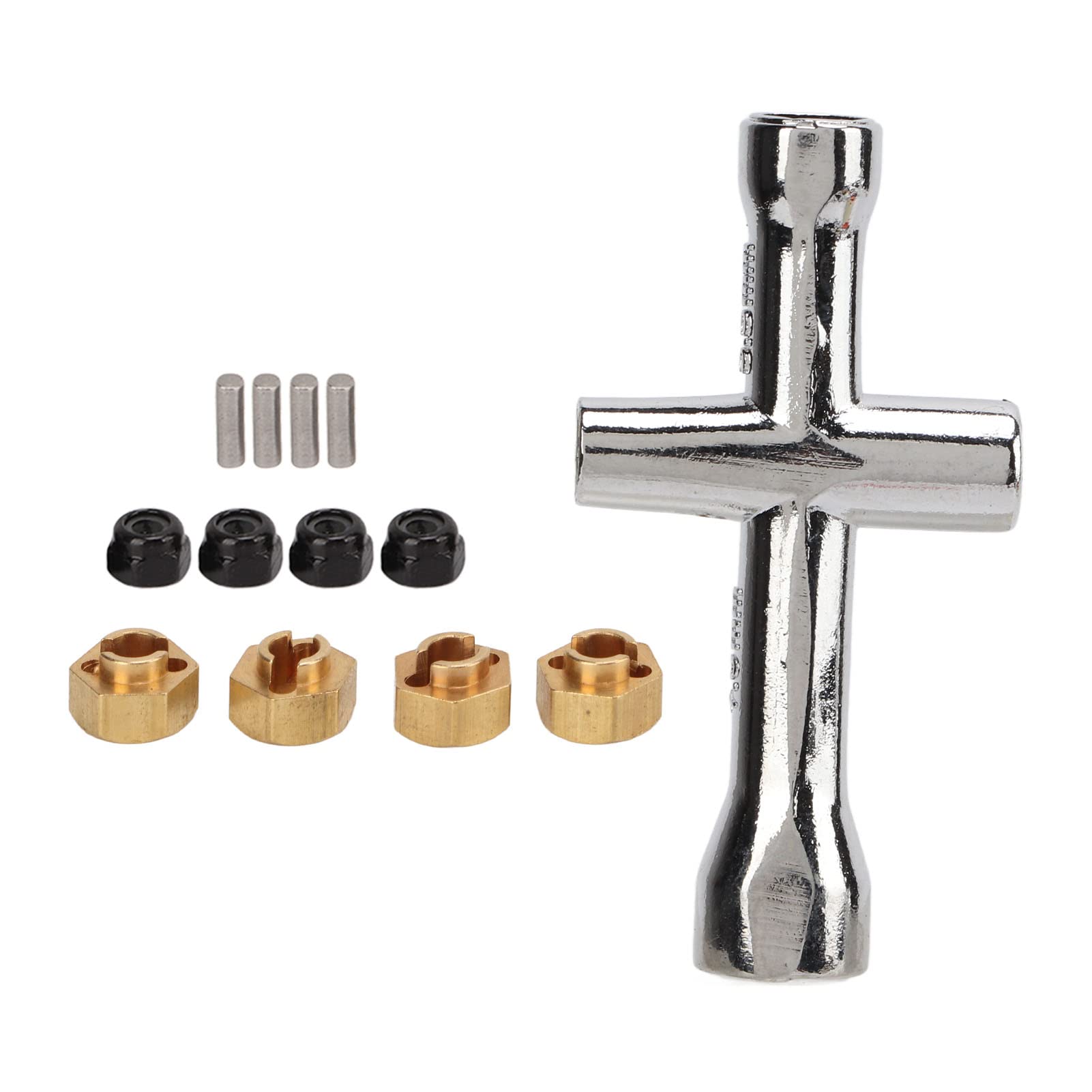 Uxcell Lot De 4 Coupleurs Hexagonaux De 5 Mm Pour Moteur Hexagonal En Laiton Connecteur Flexible Pour Roues De Voiture Pneus Moteur Darbre