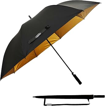 TopShade Executive Golf Umbrella with UV protection, Large Canopy, Windproof, Waterproof, Auto Open, Oversized 60 Inch, Sun protection, Rain protection, Outdoor Sports Umbrella