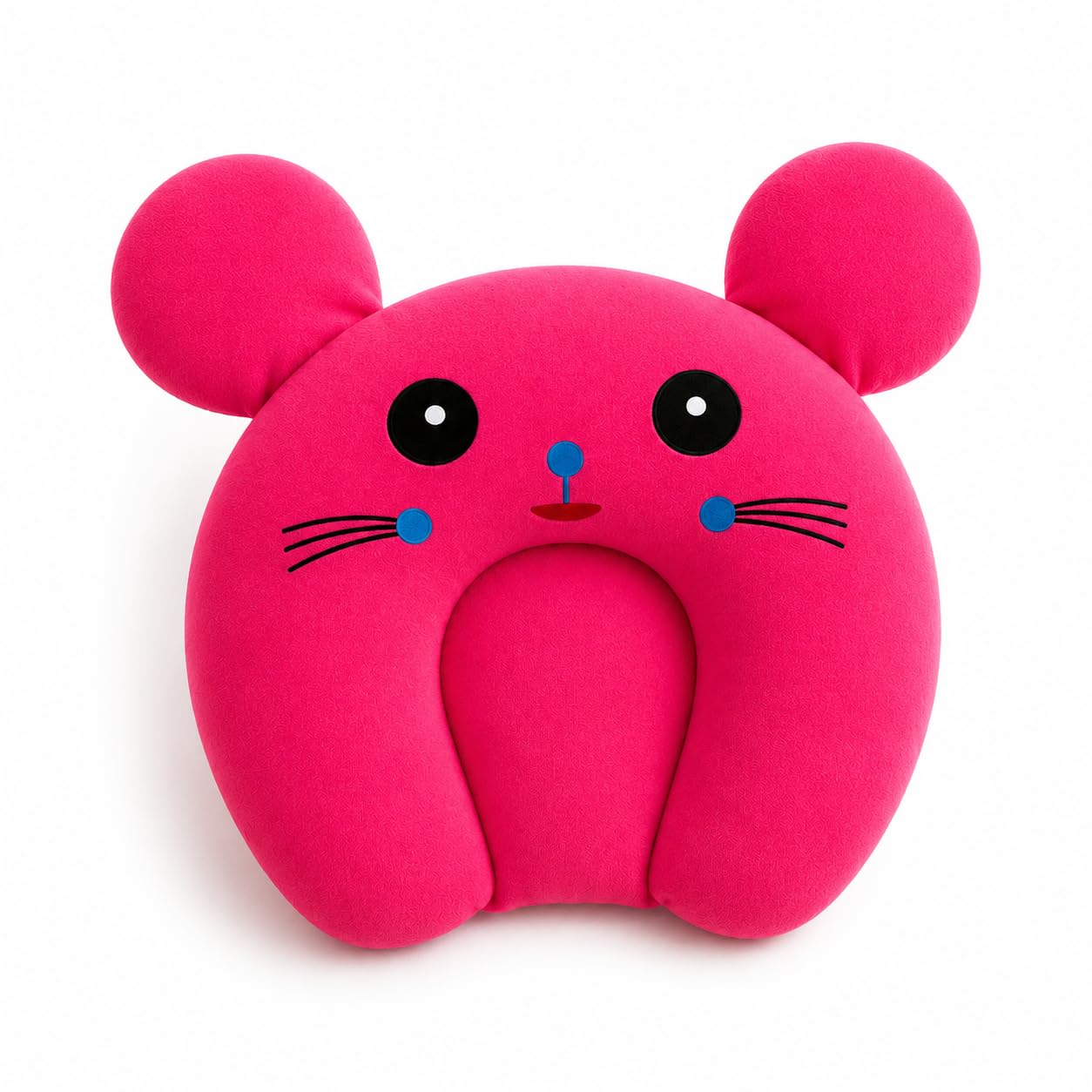 Cute Blue Mouse Cushion for Baby Nursery -8