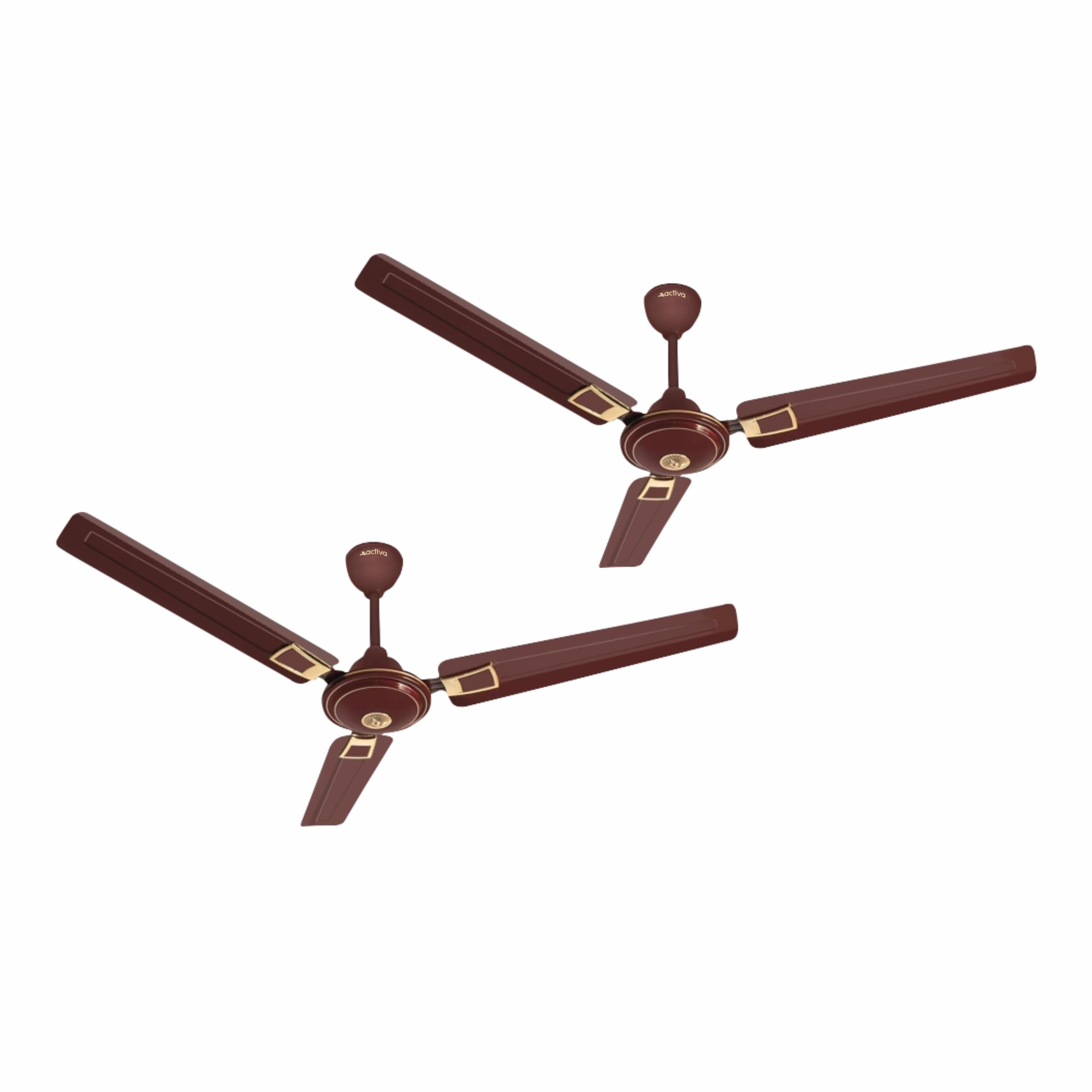 ACTIVA 390 RPM High Speed 1200MM BEE Approved 5 Star Rated Apsra Deco Ceiling Fan Comes with 2 Year Warranty Pack of 2 (COLOU