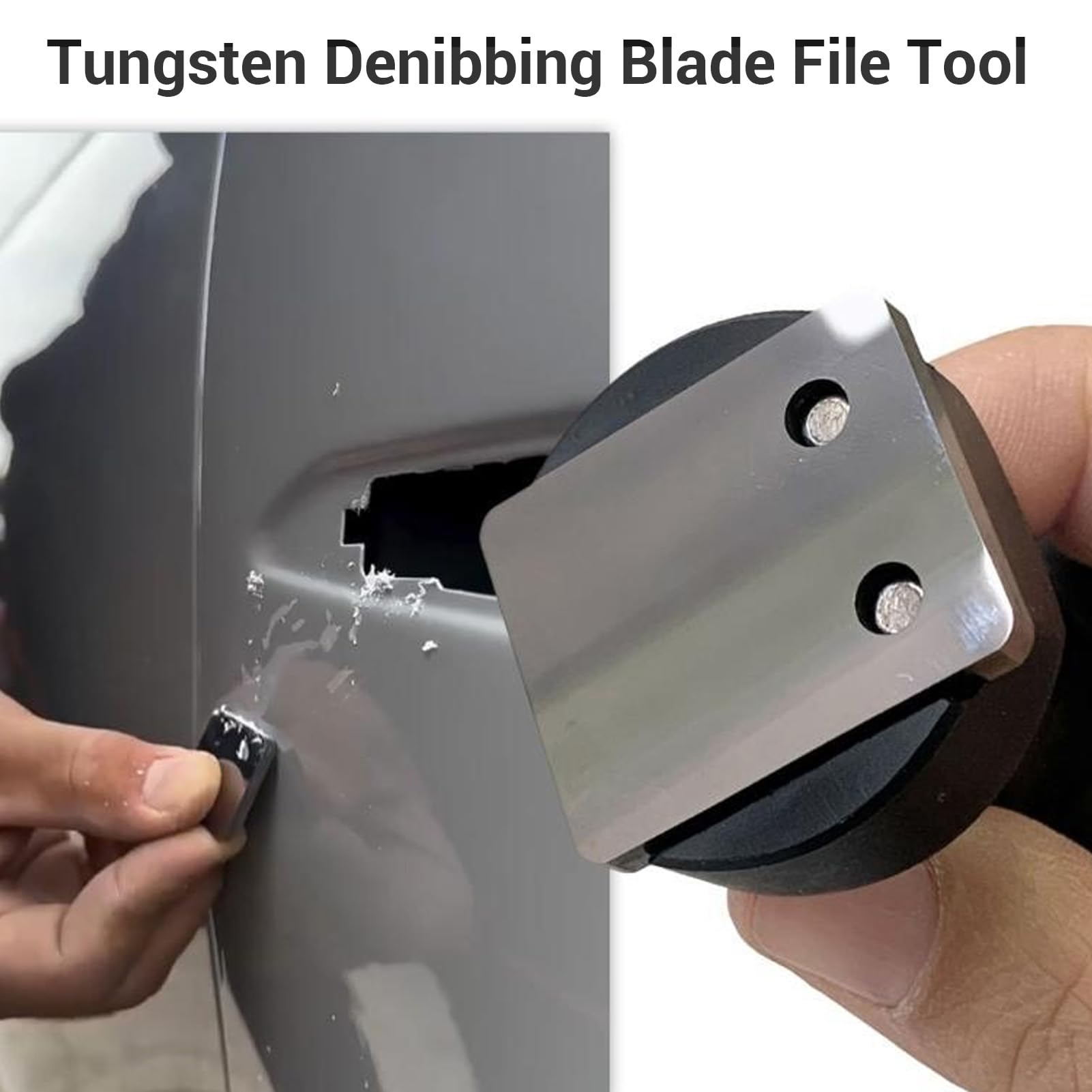 Jiawu Herramienta para Quitar Pintura de Coche, Raspador de Acero de Tungsteno para Quitar Pintura, Funciona sin Esfuerzo para Entusiastas de los Vehículos