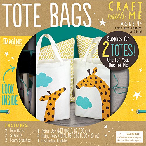 Kit de loisirs créatifs sacs fourre-tout Bendon Imagine 89705 : moments de complicité