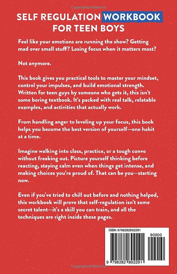 Self Regulation Workbook For Teen Boys: Daily Activities To Promote Growth Mindset, Improve Stress Management, Raise Emotional Intelligence, And Create Resilient Teenagers (Self Help for Teen Boys) - Image 2